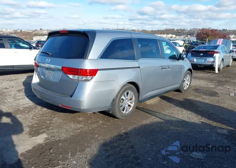2016 Honda Odyssey Ex из США, поврежденный, VIN 5FNRL5H48GB071462